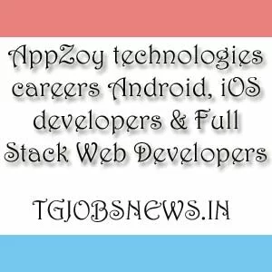 AppZoy technologies careers Android, iOS developers & Full Stack Web Developers