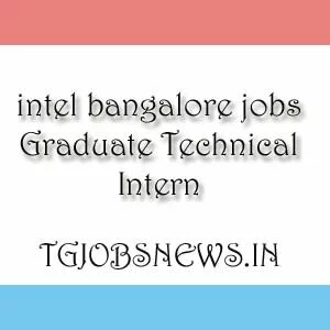 intel bangalore jobs Graduate Technical Intern