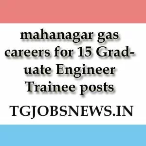 mahanagar gas careers for 15 Graduate Engineer Trainee posts