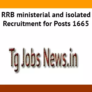 RRB ministerial and isolated recruitment