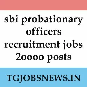 sbi probationary officers recruitment jobs