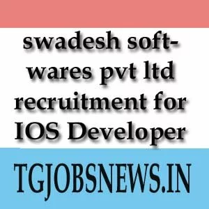 swadesh softwares pvt ltd recruitment for IOS Developer