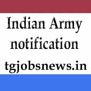 Indian Army notification 2019