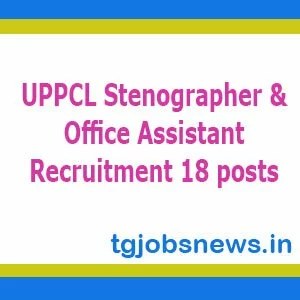 UPPCL Stenographer & Office Assistant Recruitment 18 posts